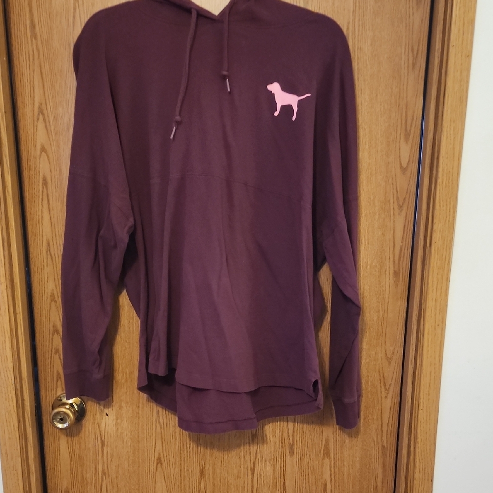 PINK Victoria's Secret Burgundy Sweatshirt